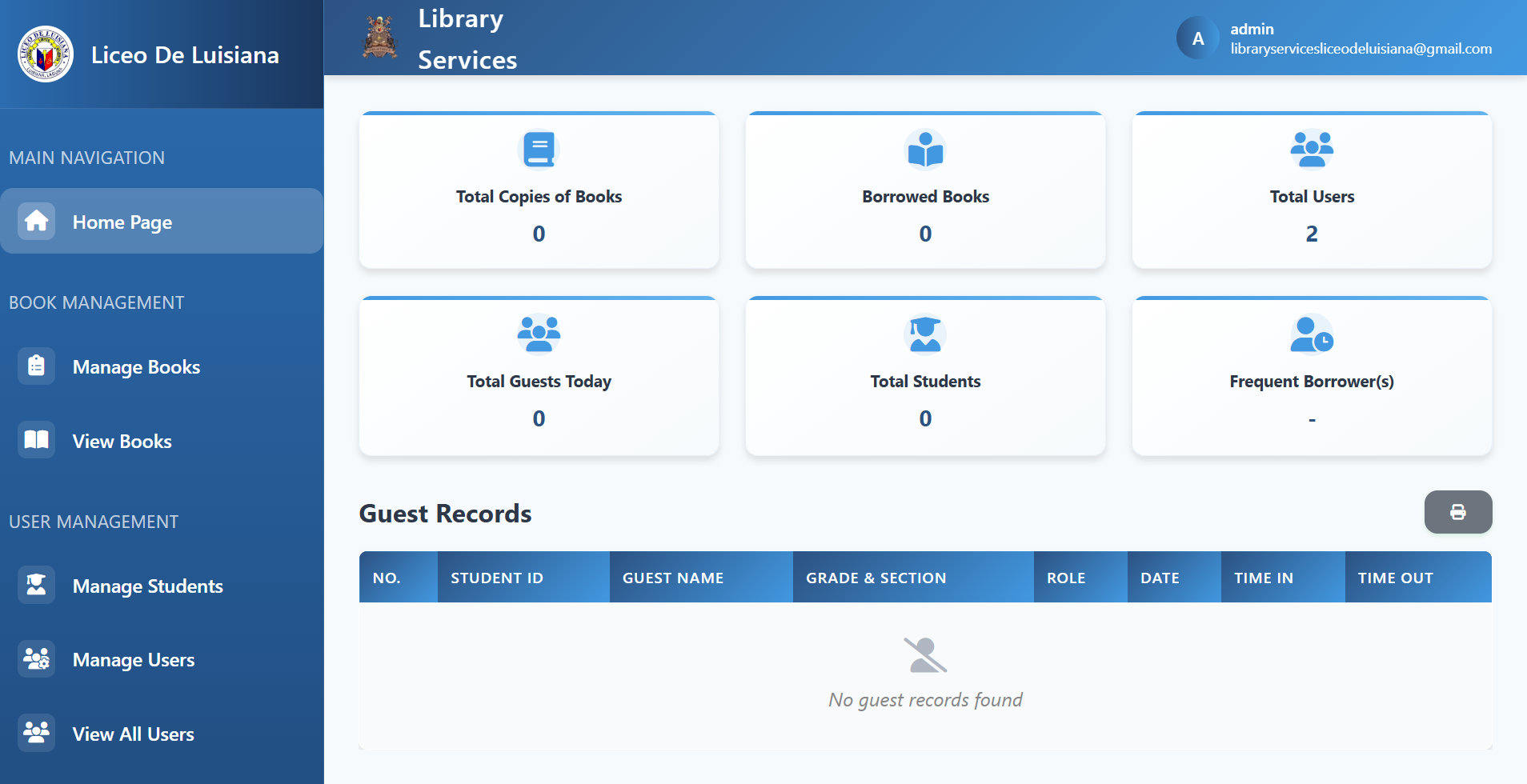 LDL Library Homepage