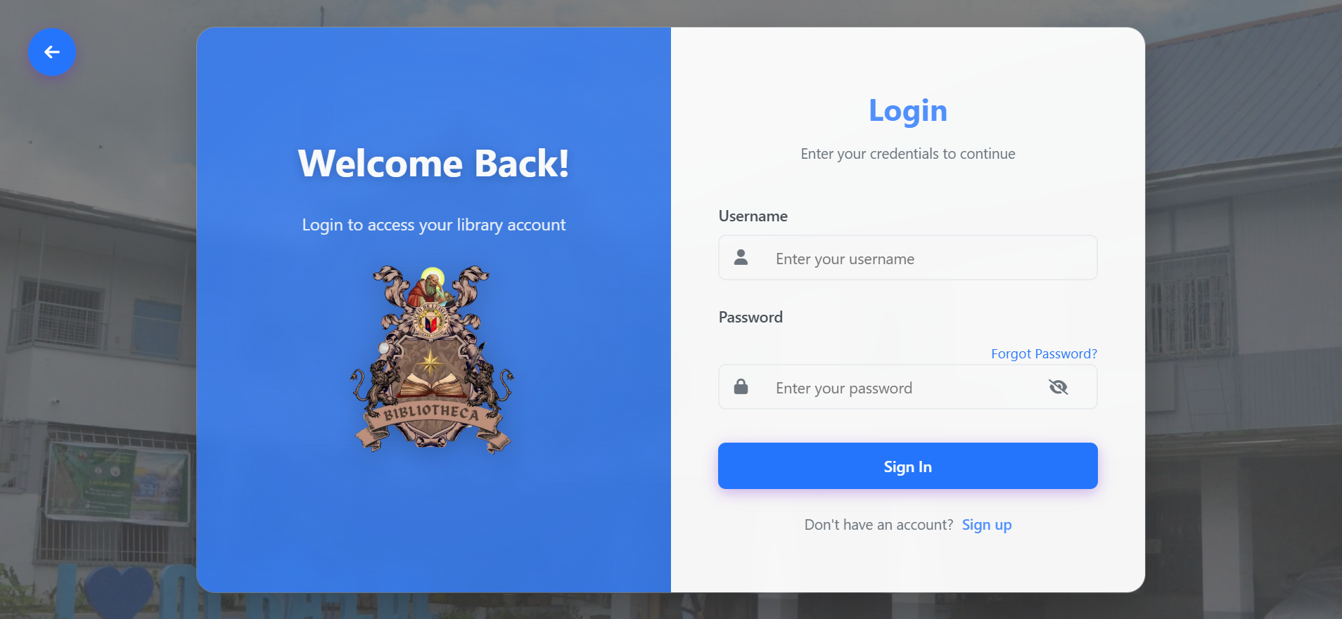 LDL Library Login